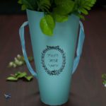 W9210 Royal Blue Cylinder Flower Box