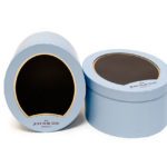 W9404 Baby Blue Oval Window Flower Box