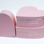 W9648 Pink Heart Shape Flower Box Set of 3