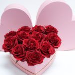 W9648 Pink Heart Shape Flower Box Set of 3