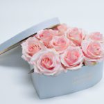 W9646 White Heart Shape Flower Boxes Set of 3