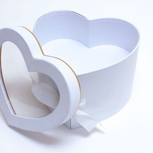 Two Tier Heart Shape Flower Box