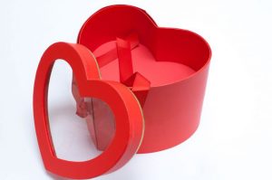 Two Tier Heart Shape Flower Box