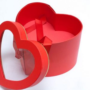 Two Tier Heart Shape Flower Box