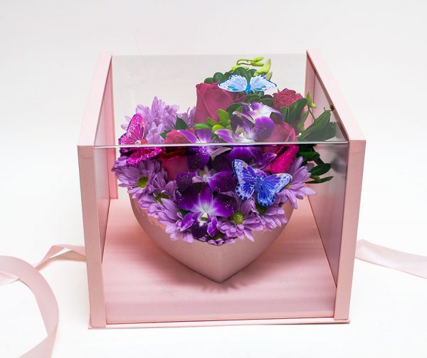 Acrylic Square Flower Box