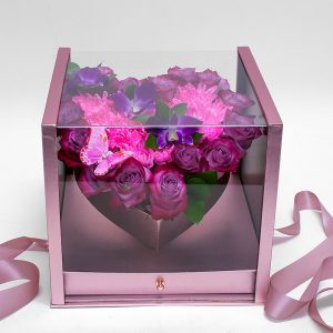 Acrylic Square Flower Box