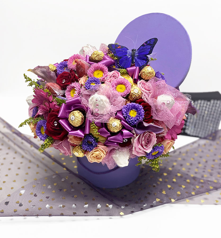 7008purple-design Lavender Flower Boxes