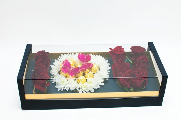 Acrylic I Love You Flower Box