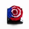 Jumbo American Flag Eternity Rose