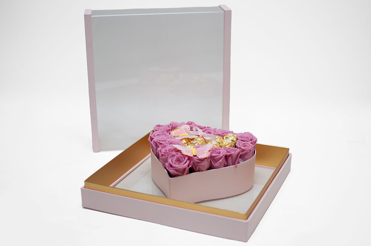 1125APnk Acrylic Pink Photo Frame Flower Box 1125APnk Acrylic Pink Photo Frame Flower Box