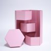 Pink 3 tier flower box