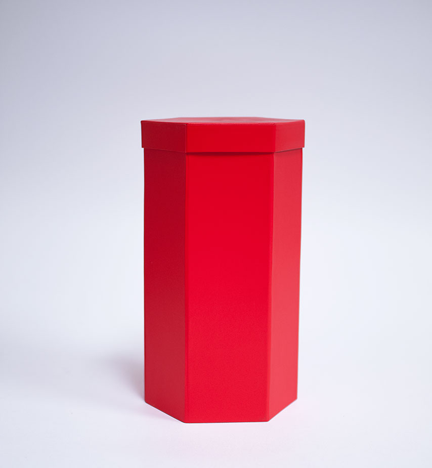 W7358a Red Tri-layer Flower box