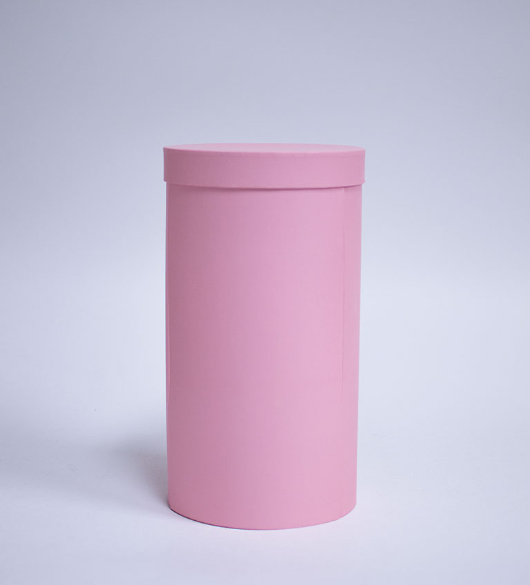 W7363a Pink Round 3 tier flower box