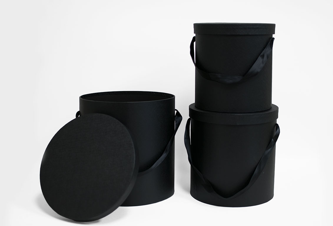 100333BLK Set of 3 Round Barrel black 100333BLK Set of 3 Round Barrel black