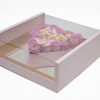 1125APnk Acrylic Pink Photo Frame Flower Box
