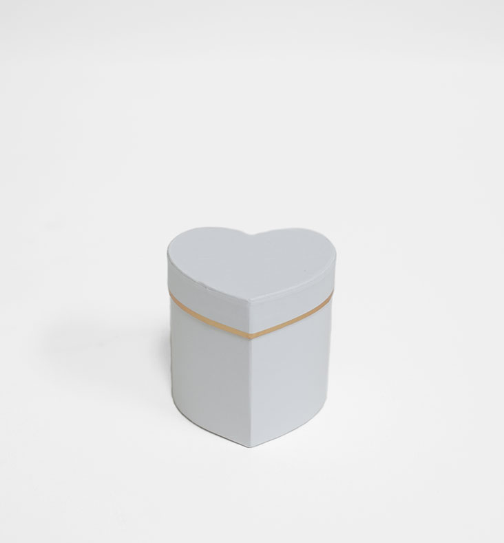 w7318wwt mini heart shape flower box white w7318wwt mini heart shape flower box white
