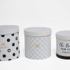 W6608 The Best for You Everyday Polka Dot Round Flower Box Set of 3