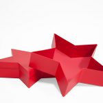 W6662 Red Star Shape Flower Box