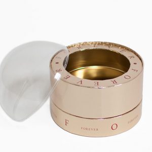 2003 Gold Forever Round Sphere with Clear Top