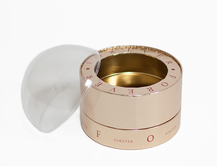 2003 Gold Forever Round Sphere with Clear Top