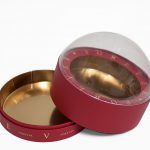 2012 Large Red Forever Round Sphere with Clear Top