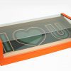 Orange Acrylic I Love You Flower Box Comes With Liners and Foams