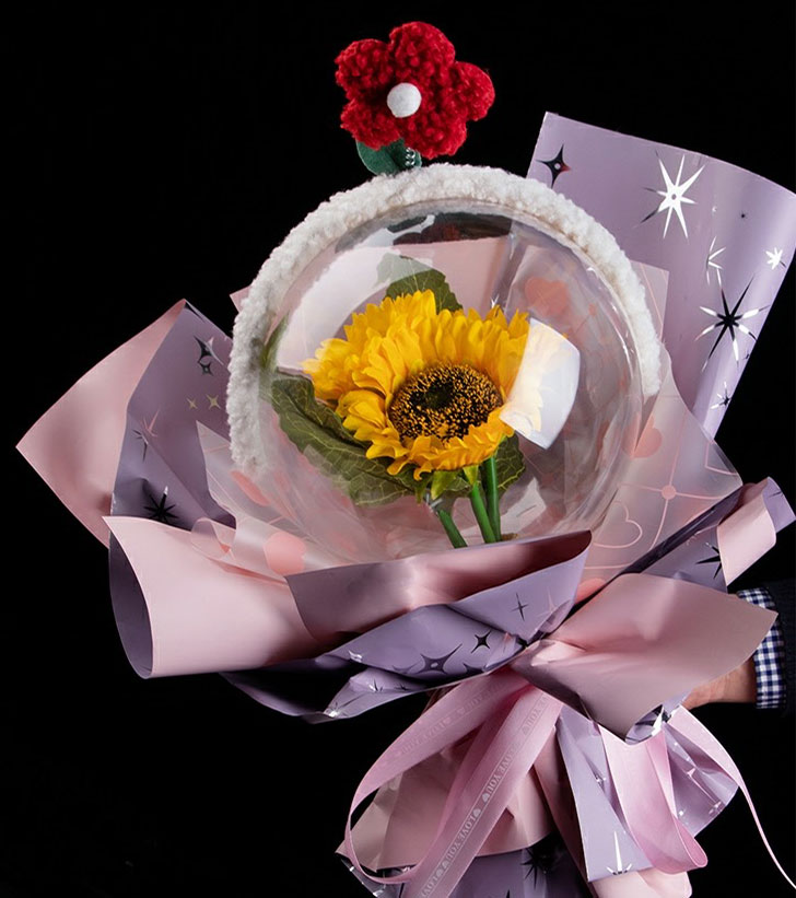 Armani-Starry-Sky3 Two Sides Starry Sky Flower Wraps