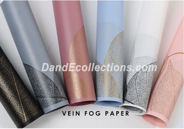 Plastic Leafage Flower Wraps