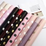 Plastic Polka Dot Flower Wraps 20 pcs Per Bag