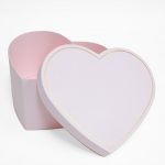 Small Pink Heart Shape Flower Box