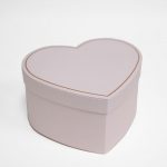 Small Pink Heart Shape Flower Box