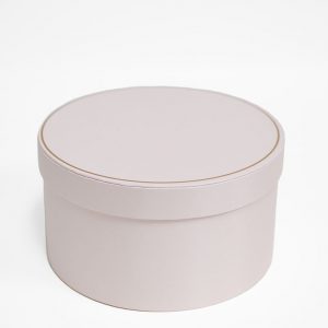 Small Pink Round Shape Flower Box