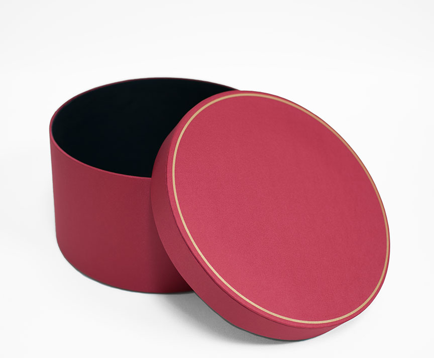 Small Red Round Shape Flower Box Small Red Round Shape Flower Box