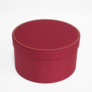 Small Red Round Shape Flower Box
