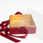 1132A Red Acrylic Square Flower Box
