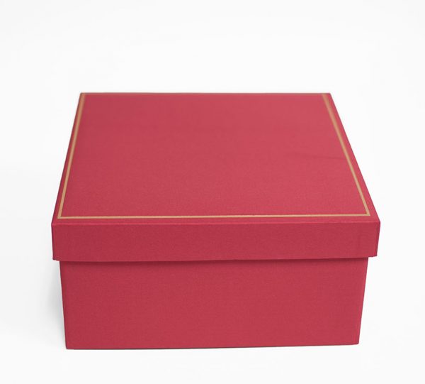 Small Red Square Shape Flower Box
