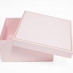 Small Pink Square Shape Flower Box