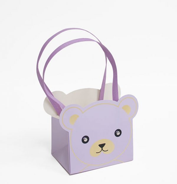 8161 Violet Bear Bag