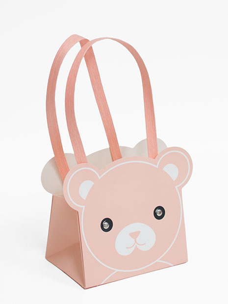 8161 Pink Bear Bag