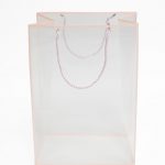Pink Transparent Bag with Frame