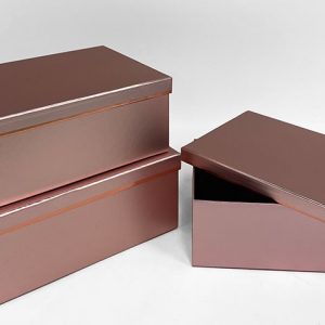 Pink Rectangular Box set of 3 W7510