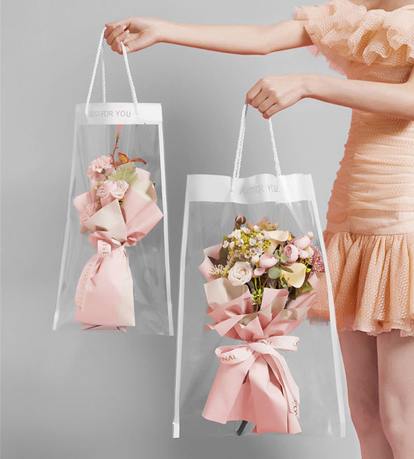 Flower child” transparent jelly bag