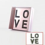 Pink Love Magic Mirror Flower Box with Foam