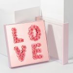 Pink Love Magic Mirror Flower Box with Foam