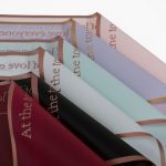 Flower Wrap “Touch Of Love” with Rose Gold Border (pack of 20)