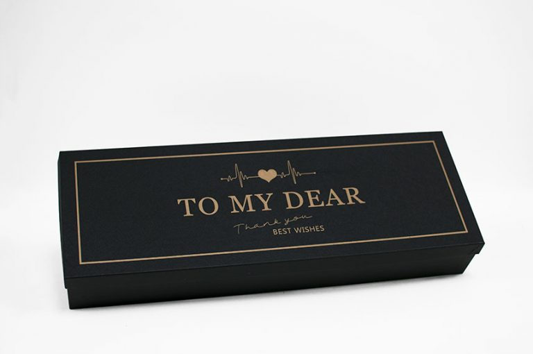 NEW Black Rectangular Love Mom Flower Box With Liners and Foams D & E