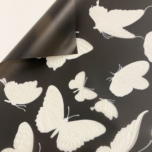 Butterfly Flower Wraps (pack of 20) – Black