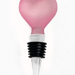 Glass Heart Wine Stopper