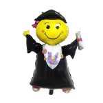 A0675 Jumping Grad Pink Diploma Balloon