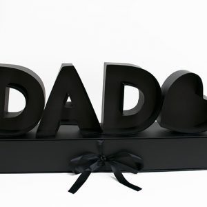 Exclusive Premium Extra Large Love Dad Box in Black 5 Boxes in 1